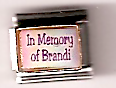 In memory of Brandi - enamel charm - Click Image to Close